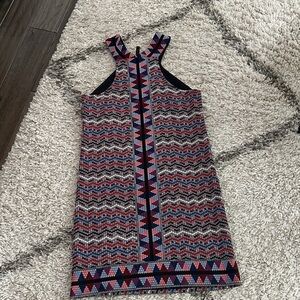 BCBGMaxAzria Multicolor Geometric Mini Dress